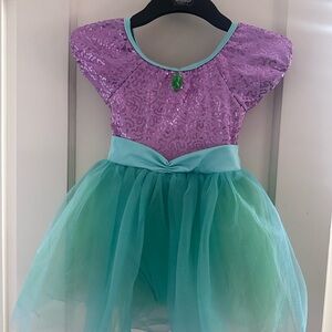 Revolution Purple Sequin & Teal Tulle Dance Costume
